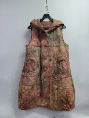 66) フード ダウン ベスト ヴィンテージ スタイル