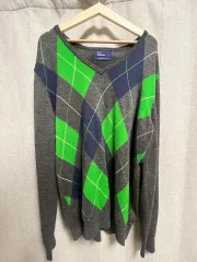 フレッドペリー アーガイル ニット L