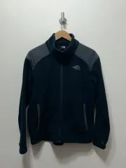 THE NORTH FACE ザ・ノース・フェイス 黒/グレー 起毛 フリース ジャケット S