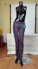 ピアノラスタジオ ライトパープル ベルベット レディース ズボン