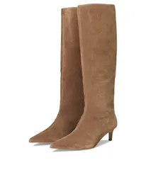 フリーピープル レディース シューズ ブーツ・レインブーツ ヒール Free People Kikitten Heel Boots Tan Suede タンのサムネイル