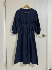 ネイビー ロング ONE PIECE