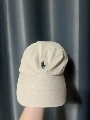 ポロ ラルフローレン ベージュ ボールキャップ