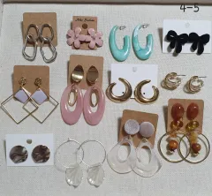 (4-5)イヤリング 12個 まとめ