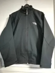 ザノースフェイス ブラック ソフトシェルジャケット