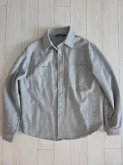 ザラ グレー オーバーサイズシャツ