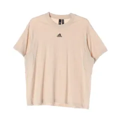 アディダス 22SS 3本線 ベージュ ボタニカルCOLOR ダイド 半袖 Tシャツ 2XL