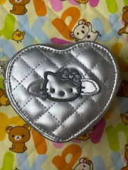 ブラックエンジェル ハローキティ ハート キルティング コインケース 日本正規品 新品