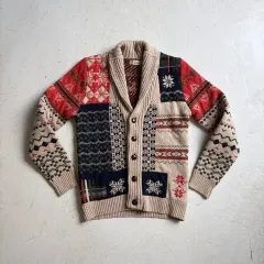 ENGUOKIN ヴィンテージ カウチン カーディガン XL