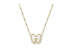 ケンドラスコット レディース アクセサリー ネックレス・チョーカー・ペンダントトップ レース Kendra Scott Haley Bow Short Pendant Necklace Gold Ivory Moth アイボリー