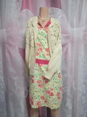 森ガール ヴィンテージ ONE PIECE カーディガン コーディネートセット