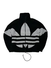 アディダス ブラック ボア フリース ジャケット