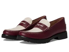 コールハーン レディース シューズ スリッポン・ローファー Cole Haan Treena Lug Loafers Black Garnet Bo ブラック