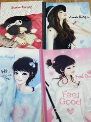 レトロ文具 イラスト ゾルデ ファイル 4個 セット まとめ