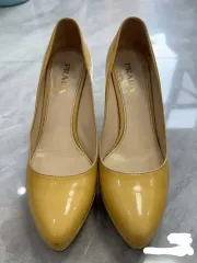 PRADA イエロー エナメル パンプス 36.5 正規品