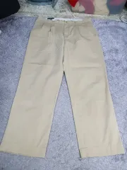 ポロ ラルフローレン コットン パンツ ツータック チノ パンツ ベージュ 38