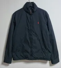 オーバーサイズ S ) POLO RALPH LAUREN(ポロラルフローレン) ブラック 起毛 バラクーダ ブルゾン ジャケット