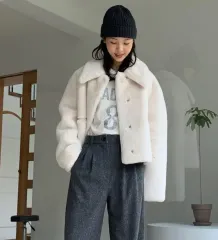 BLUMIN クロップド フェイクファー