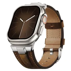 新品 Suitisbest アップルウォッチ バンド 本革 レザー 交換ストラップ Apple Watch Ultra バンド 49mm 46mm 45mm 44mm 42mm 対応 iWatch Ultra3 Ultra2 Ultra 11 10 9 8 7のサムネイル