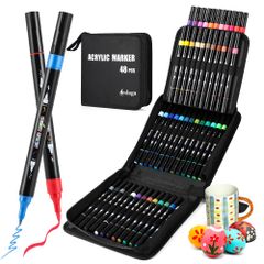 新品・未使用アクリルペイントペン96色、72色、24マーカー 手帳 デコ