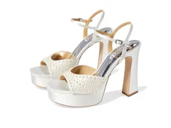 バッジェリーミシュカ レディース シューズ ヒール Badgley Mischka Bryleigh Soft White ホワイト