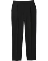 新品 [ワコール] カルソン ストレッチパンツ 【働ラクカルソン】 センタープレス(前後) ウエストにやさしくフィット テーパード 股上深め ズボン KSN162 BL M