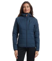 フェールラーベン レディース アウター コート パーカー Fjallraven Keb Padded Hoodie Mountain Blue ブルーのサムネイル