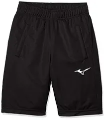 新品 [ミズノ] トレーニングウェア ライトニットハーフパンツ 吸汗速乾 ドライ 細身 ジュニア 32MD9123 キッズ ブラック 日本 140 (日本サイズ140 相当)