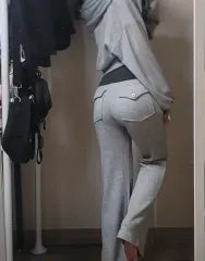 ブーツカット トレーナー ロングパンツ