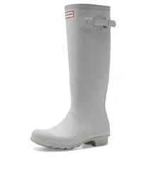ハンター レディース シューズ ブーツ・レインブーツ トール Hunter Original Tall Boots Light Grey グレー