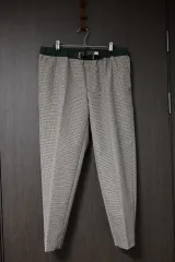 カラービコンサート 밴딩 ストラップ ウール ハウンドトゥース 3