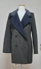 オリーブ デ オリーブ バイカラー ハーフコート