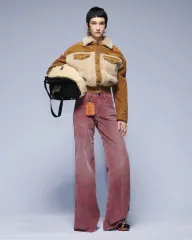 DIESEL コーデュロイ ワイド パンツ ピンク