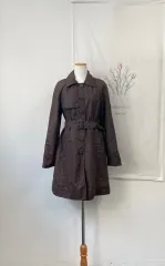 MNG SUIT ブラウン ベルト トレンチコート