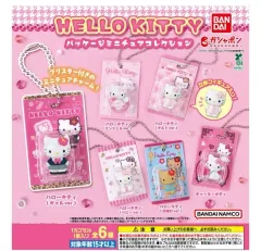 フルセット) BANDAI ハローキティ パッケージ ミニチュア コレクション カプセルトイ ガチャ 6種
