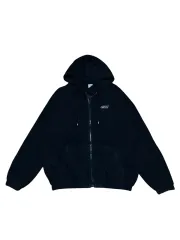 A COVER オコボ MERC フリース キルティング フードジップアップ XL ブラック