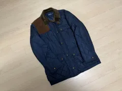 ポロラルフローレン キルティング ジャケット ネイビー/L(XL)