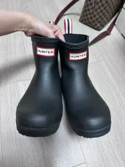 220 225 uk3 ハンター ショートプレイ レインブーツ