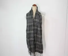 M-1257/BURBERRY バーバリー 正規品 ユニセックス ノヴァチェック カシミア マフラー