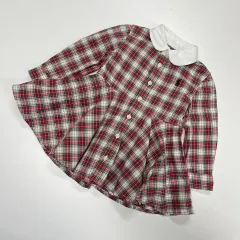 9m 75 ラルフローレン Polo Kids(ポロキッズ) チェック ONE PIECE