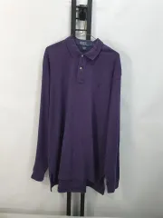 ポロラルフローレン 長袖 カラーTシャツ パープル L