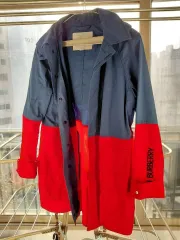 バーバリーキッズ コットンサファリ ジャケット ロング丈 14歳