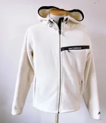 ニューバランス フリース ジャケット アイボリー