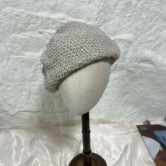 ヴィンテージ風ベレー帽 ニットハット
