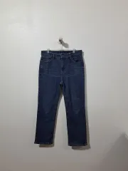 レディース ストレッチ デニム ストレート インディゴデニム 30