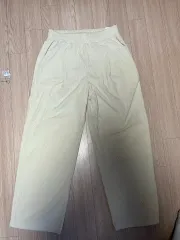 アイボリー コーデュロイ ワイド パンツL 新品