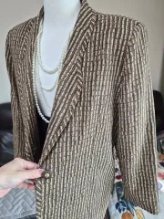 ハイクオリティLINE 洗練 ジャガードジャケット