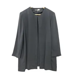 SOIR BENIR 黒 ブレザー ジャケット 13 ポリエステル