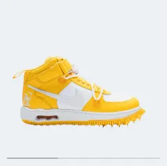 280) 未開封 NIKE × オフホワイト エアフォース1 ミッド