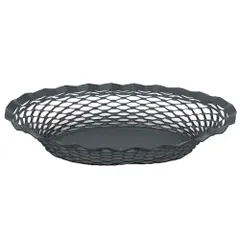 新品 藤栄(FUJIEI) Roger Orfevre (ロジェ オルフェヴル) ステンレスバスケット オーバル S グレー | 小物入れ かご 卓上 トレー おやつ くだもの おしゃれ クラシカル フランス製 RO-006